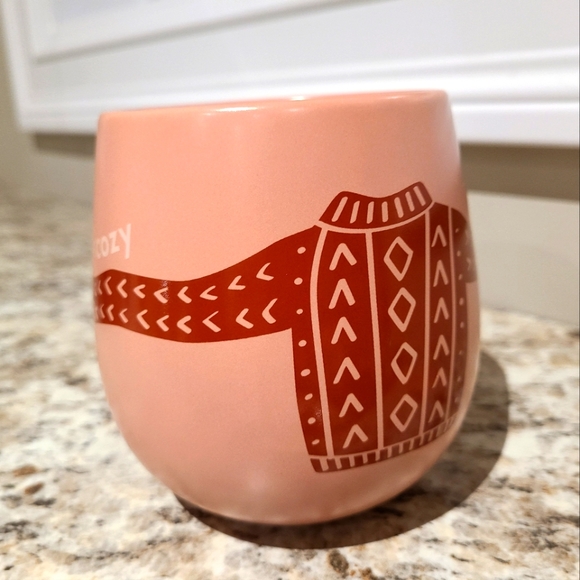 🌟Indigo "Cup of Cozy" Sweater Mug - Picture 2 of 6